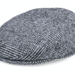 Mayser Vincent Soft Casual‎ Black/Grey Flat Cap Tweed Size 62 New in packaging